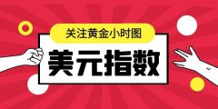 美元指数大幅回调重点关注黄金小时图动态走向