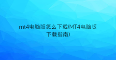 mt4软件购买输入您的用户名和密码即可登录到MT4电脑版交易平台